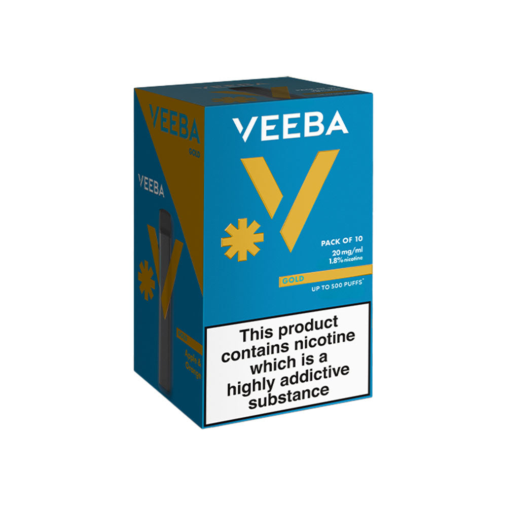 Veeba Gold Disposable Vape 10 Pack