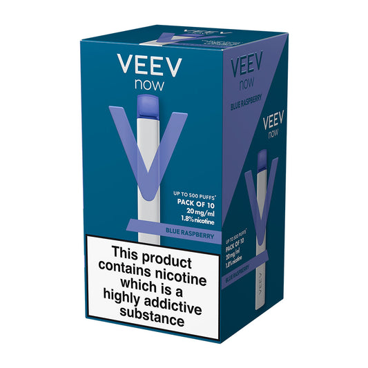 VEEV Now 10 Pack Blue Raspberry