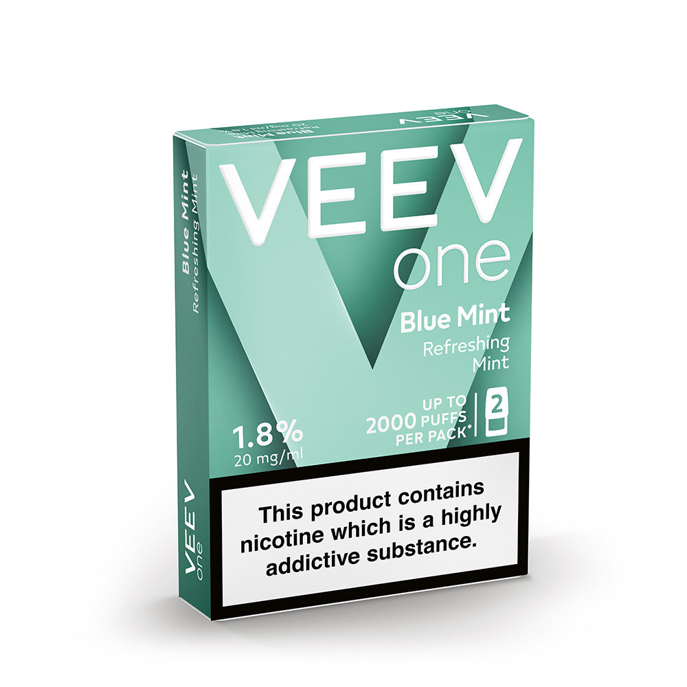 VEEV One Blue Mint Prefilled Vape Pods | Free UK Delivery VEEV One Blue Mint Prefilled Vape Pods | Free UK Delivery