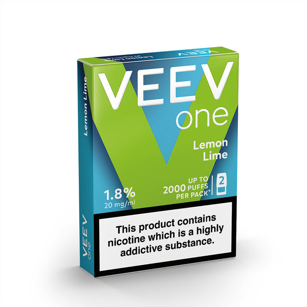 VEEV One Lemon Lime Prefilled Vape Pods | Free UK Delivery VEEV One Lemon Lime Prefilled Vape Pods | Free UK Delivery