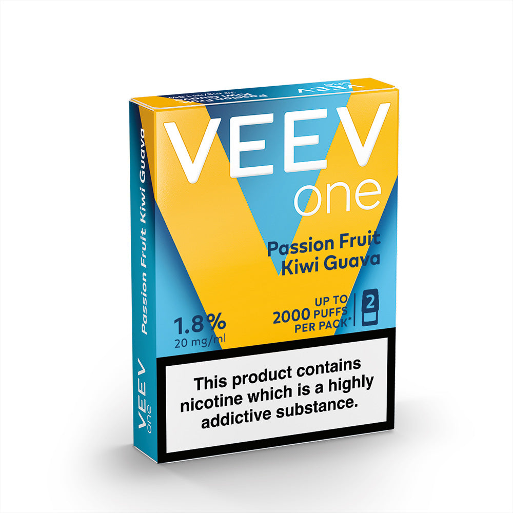 VEEV ONE Passion Fruit Kiwi Guava Pods (2 Pack)