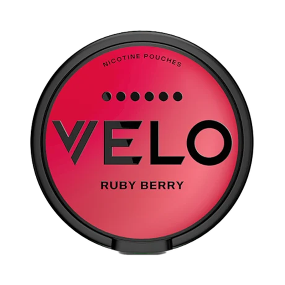 Velo Ruby Berry 17mg Nicotine Pouches