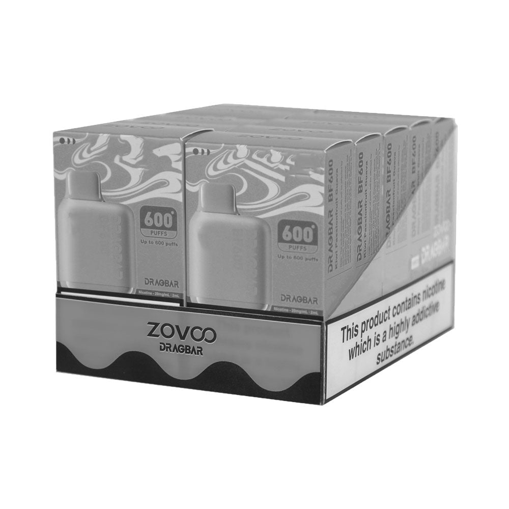 VooPoo Dragbar BF600 10 Pack Vanilla Cream Tobacco