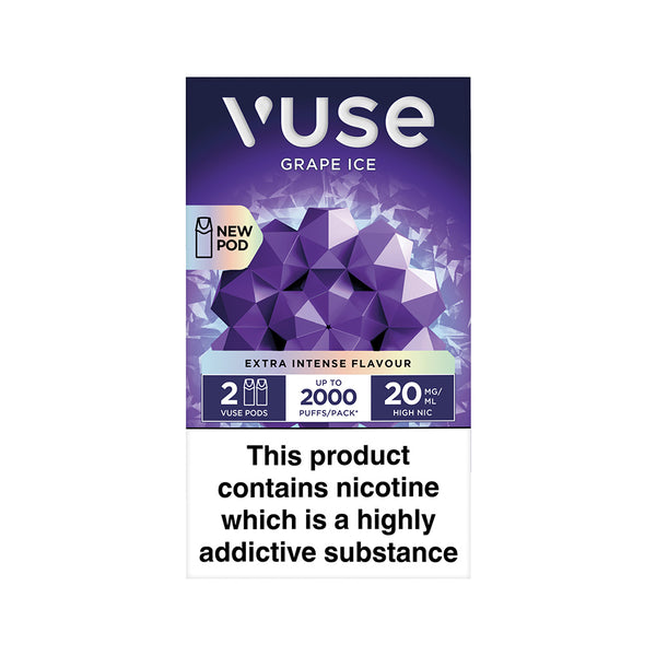Vuse Extra Intense E-Liquid Pods | Grape Ice