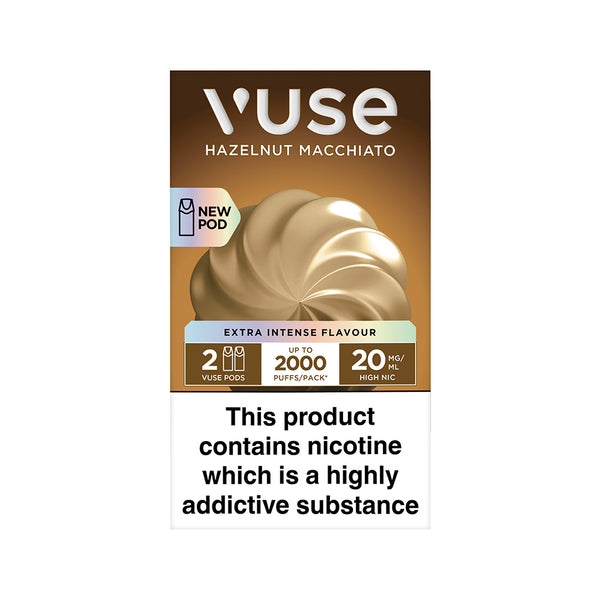 vuse go hazelnut macchiato Vuse Extra Intense E-Liquid Pods | Hazelnut Macchiato