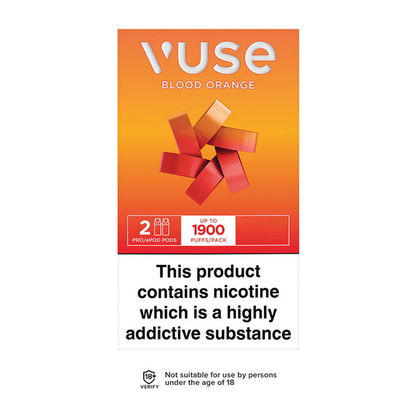 Vuse Pro E-Liquid Pods | Blood Orange | Free UK Delivery Vuse Pro E-Liquid Pods | Blood Orange | Free UK Delivery
