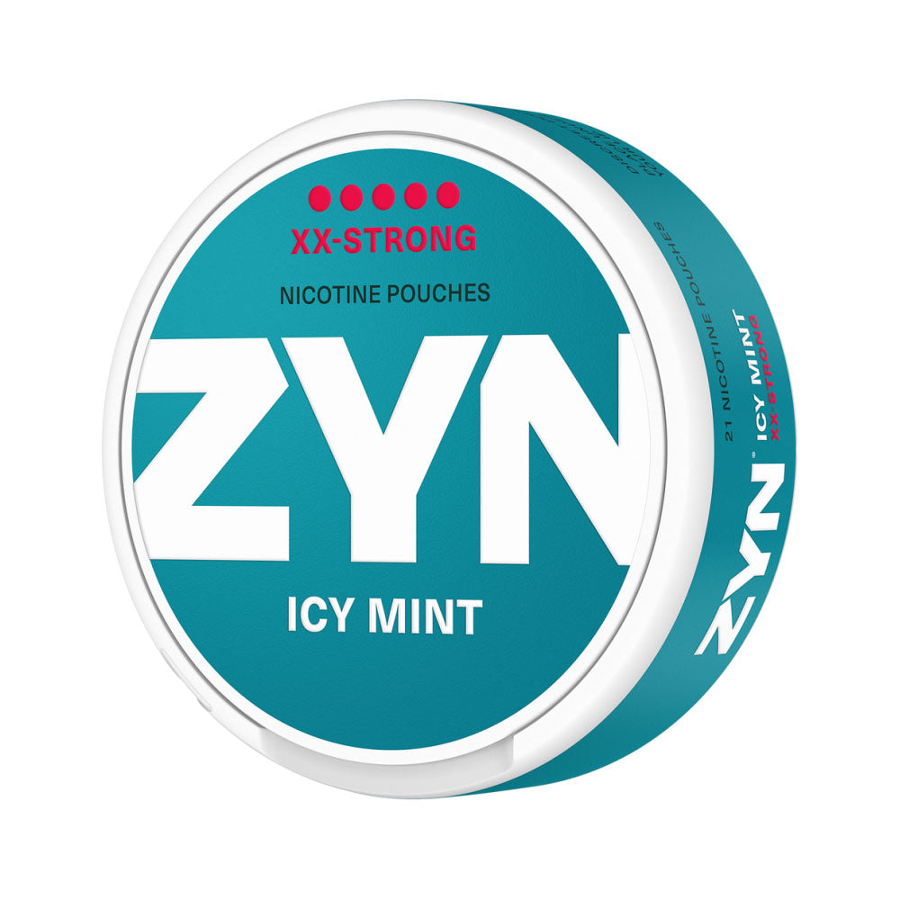 ZYN Icy Mint Nicotine Pouches XX Strong