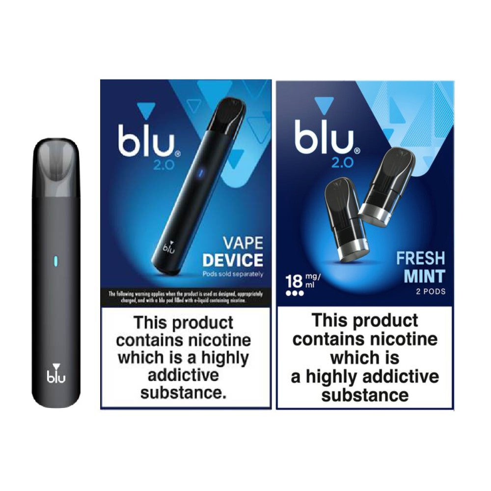 Blu 2.0 Fresh Mint Starter Bundle