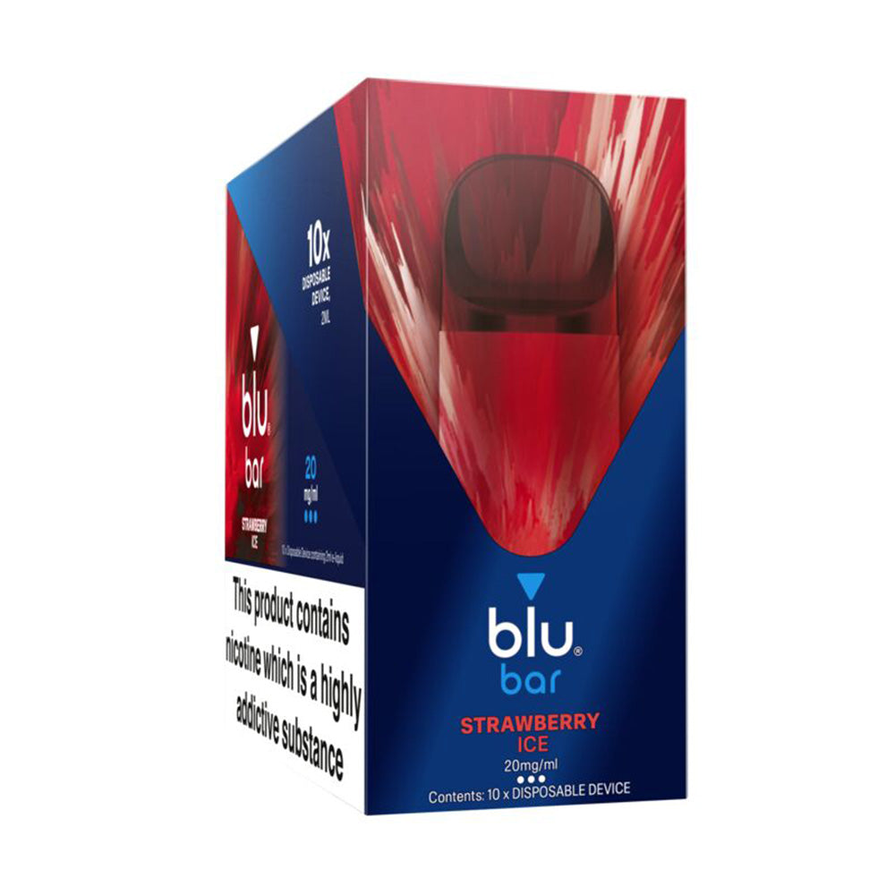 Blu Bar Strawberry Ice 10 Pack