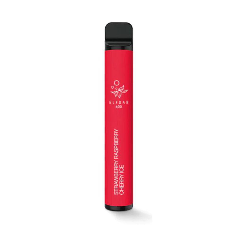 Elf Bar 600 Strawberry Raspberry Cherry Ice Disposable Vape