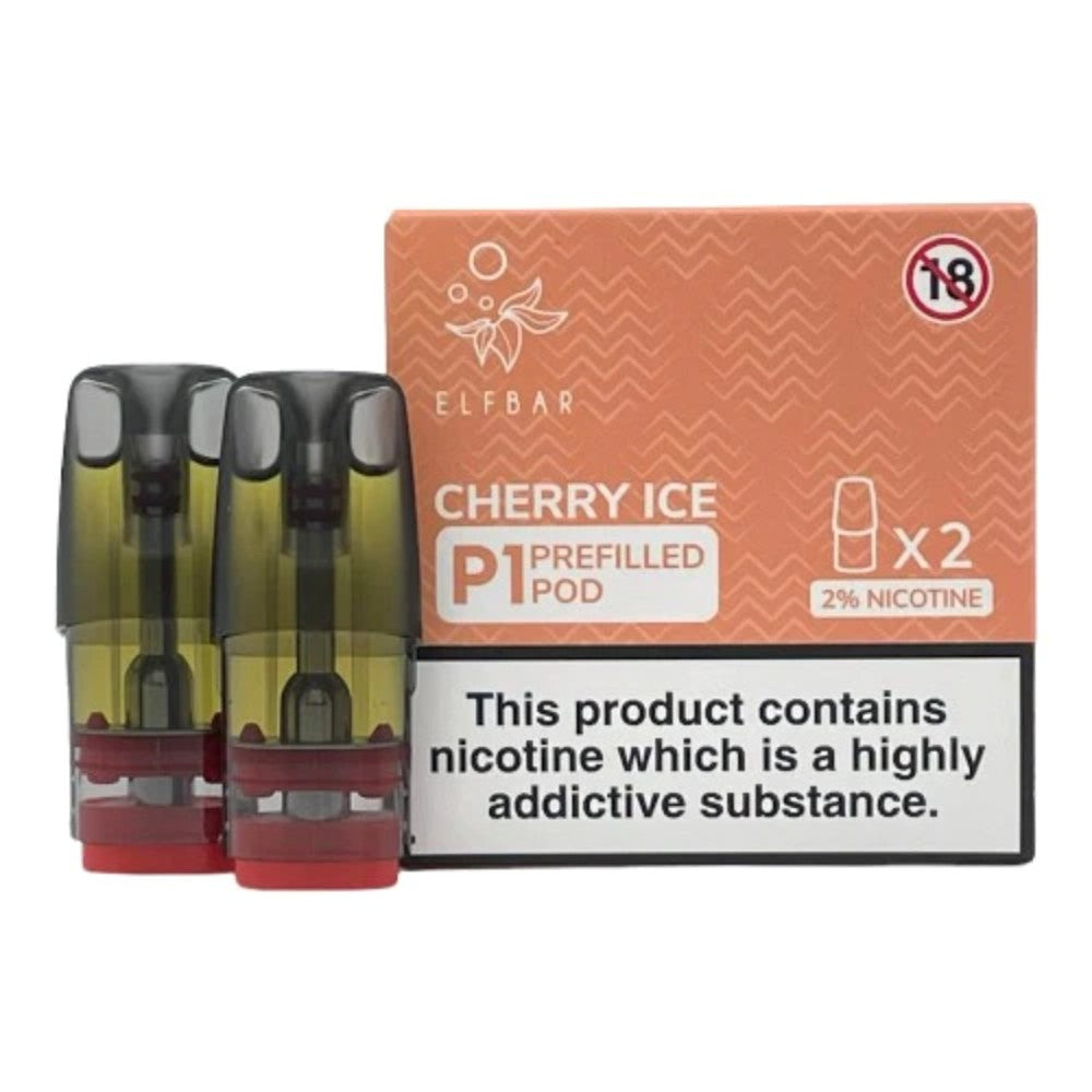 Elf Bar Mate P1 Cherry Ice Pods (2 Pack)