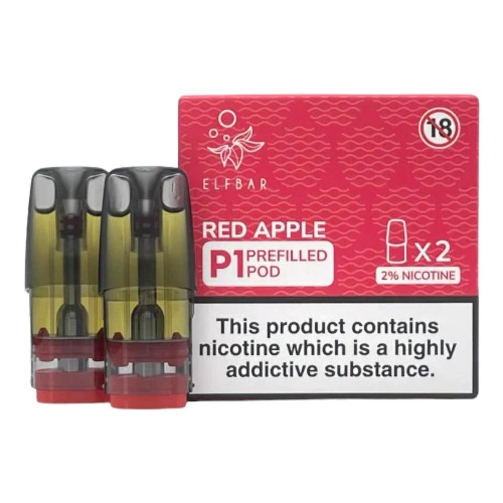 Elf Bar Mate P1 Red Apple Pods (2 Pack)