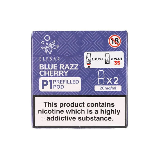 Elf Bar Mate P1 Blue Razz Cherry Pods (2 Pack)