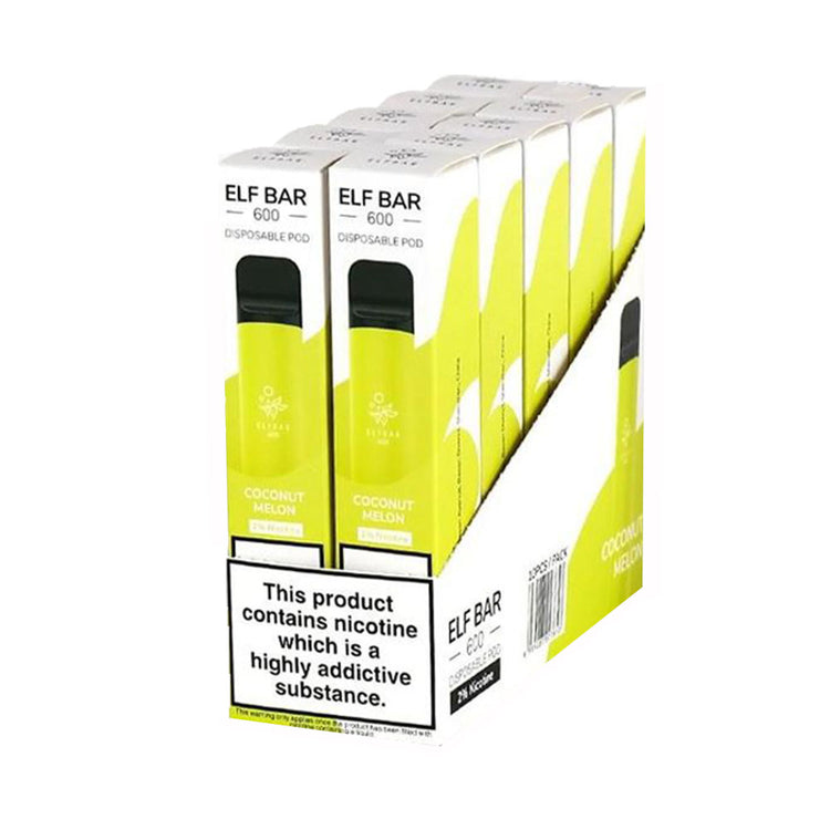 Elf Bar Coconut Melon 10 Pack Carton Free UK Delivery