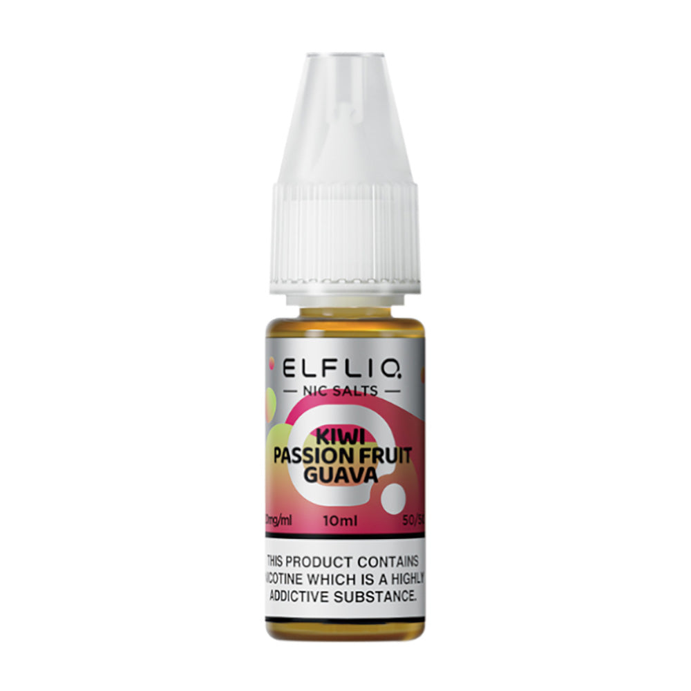 Elf Bar ElfLiq Kiwi Passionfruit Guava E Liquid | 5 For 10 Elf Bar ElfLiq Kiwi Passionfruit Guava E Liquid | 5 For 10