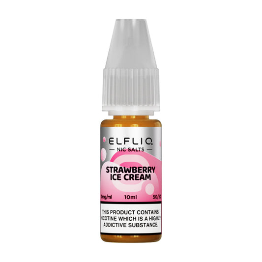 Elf Bar ElfLiq Strawberry Ice Cream E Liquid 10ml