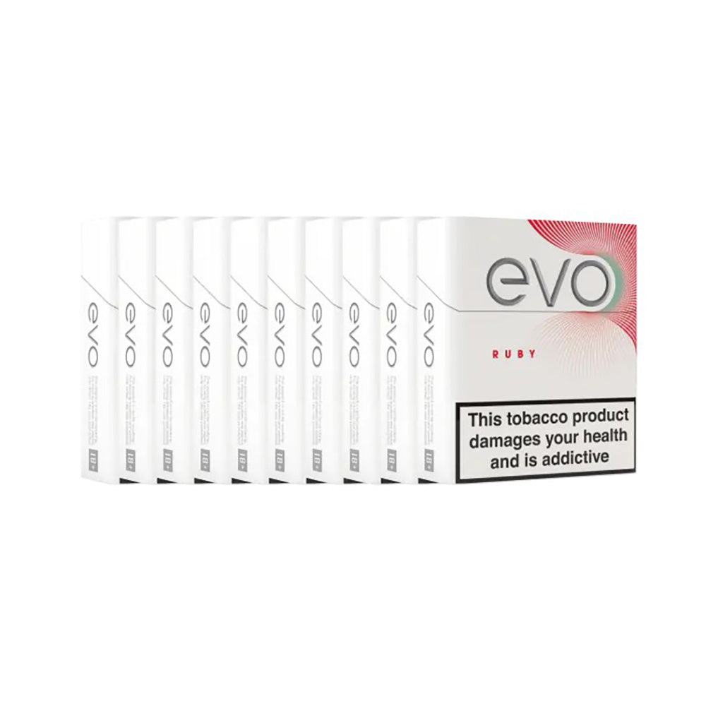 Ploom Evo Ruby Tobacco Sticks - 10 packs