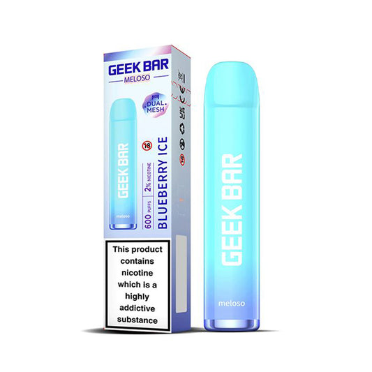 GeekVape Geek Bar Meloso 600 Blueberry Ice Disposable Vape