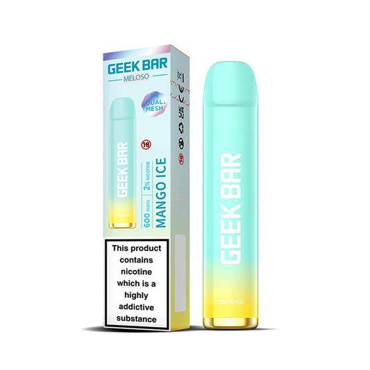 GeekVape Geek Bar Meloso 600 Mango Ice Disposable Vape