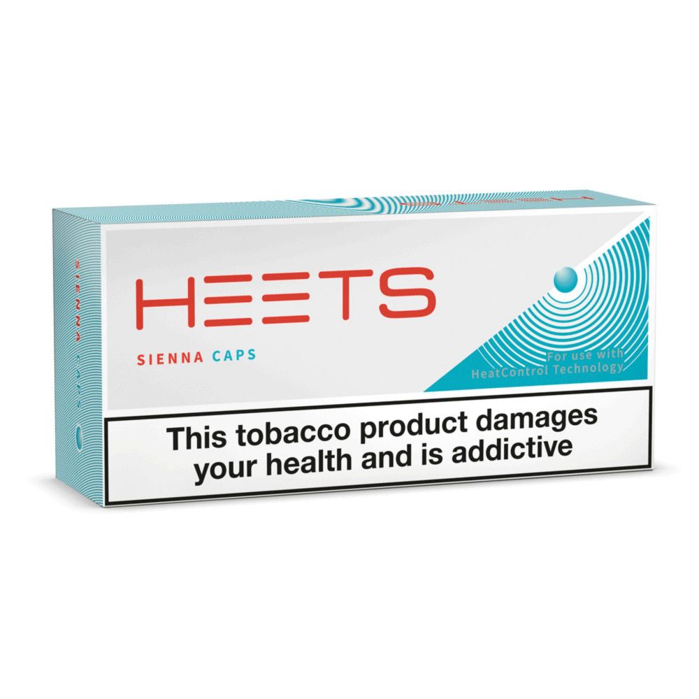 IQOS HEETS Sienna Caps Carton - 200 Sticks