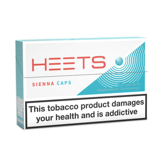 IQOS HEETS Sienna Caps Label