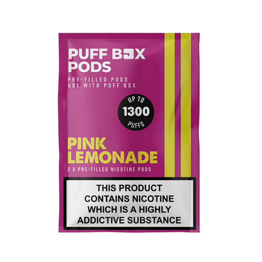 JAC Vapour Puff Box Pink Lemonade Pod Refill (2 Pack)