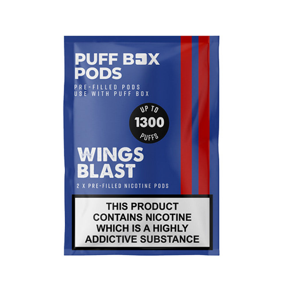 JAC Vapour Puff Box Wings Blast Pod Refill (2 Pack)
