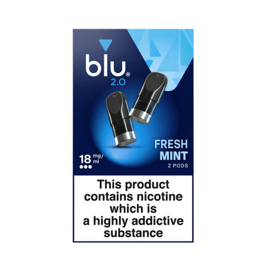 Blu 2.0 Fresh Mint E Liquid Pods - 2 Pack