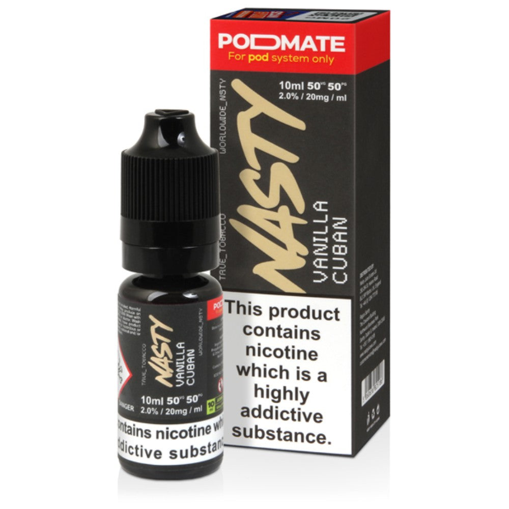 Nasty Juice PodMate Vanilla Cuban E Liquid 10ml