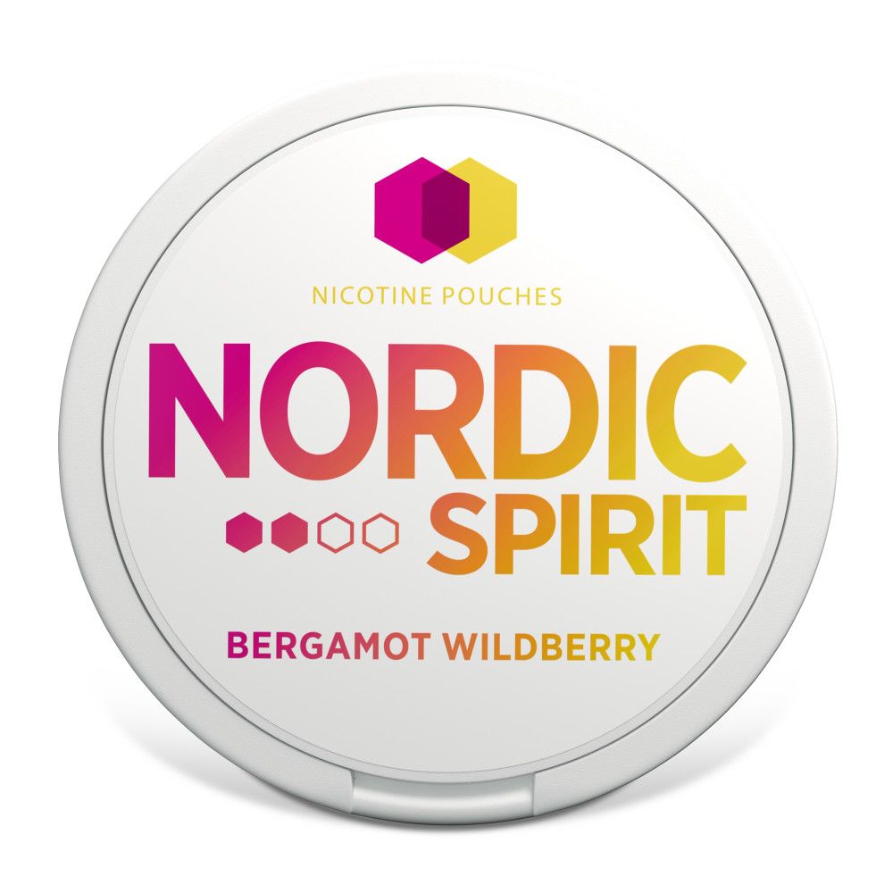 Nordic Spirit Bergamot Wildberry Nicotine Pouches 12mg Extra Strong