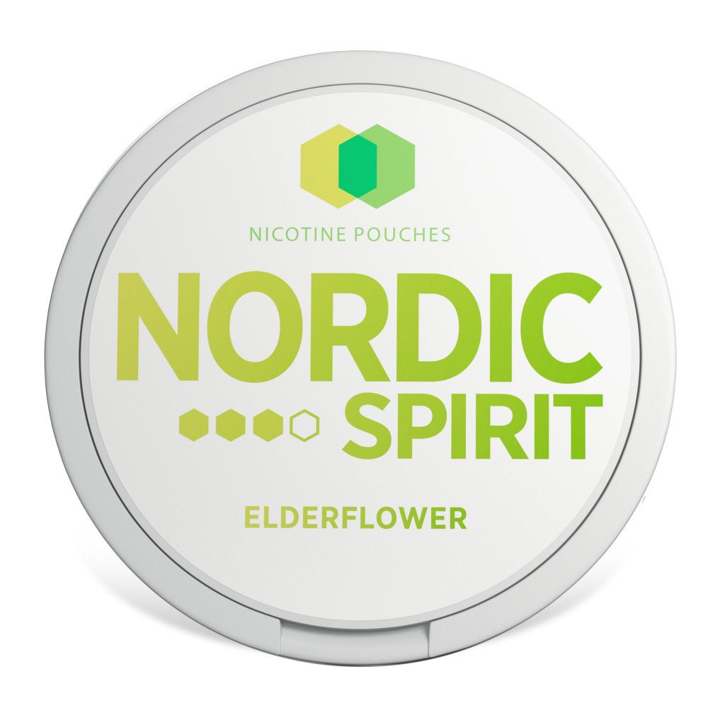 Nordic Spirit Elderflower Nicotine Pouches 12mg Exra Strong