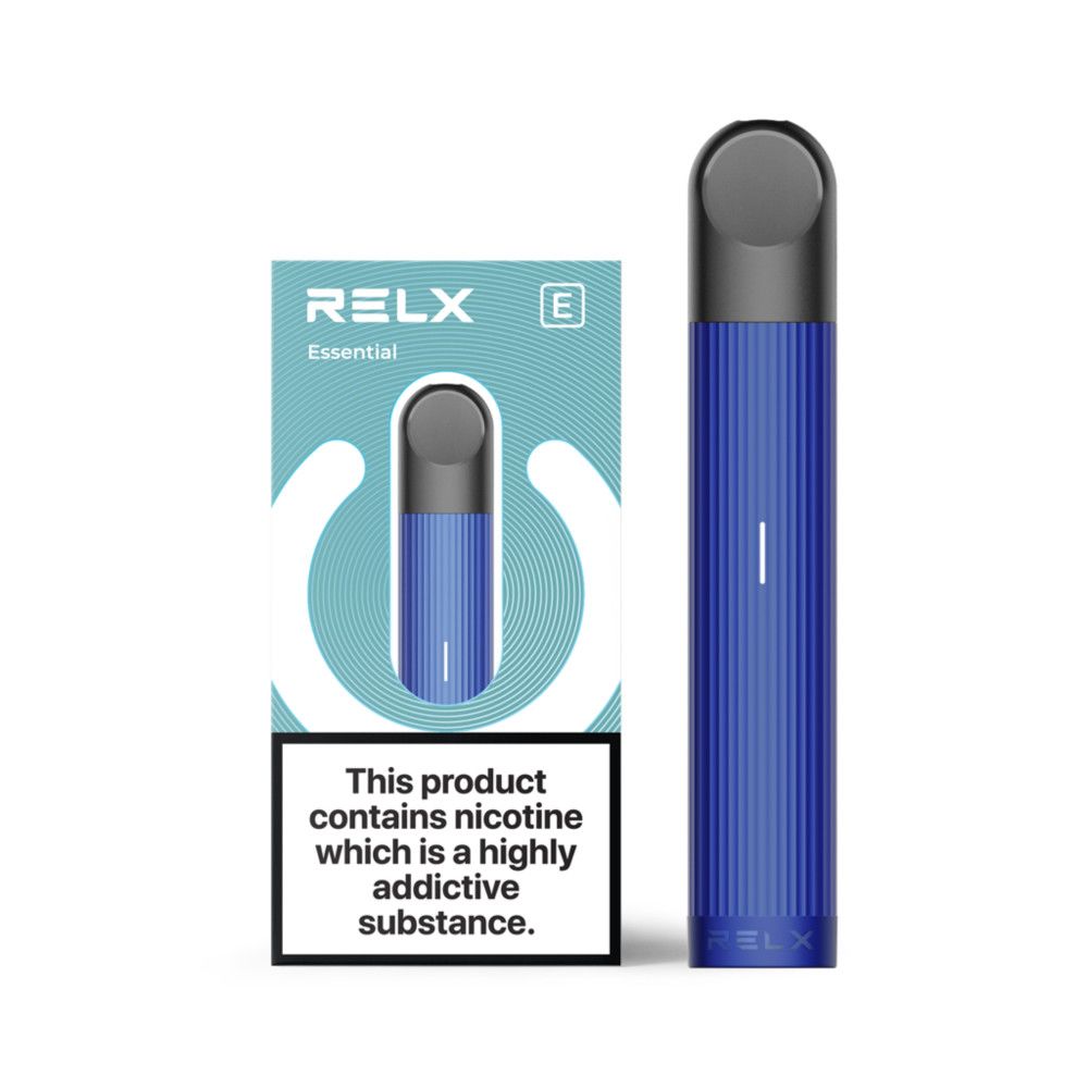 RELX Essential Pod Vape Device Kit Blue