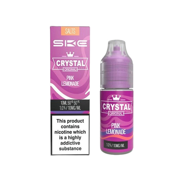 SKE Crystal Salts E Liquid 10ml Pink Lemonade | 5 For 10