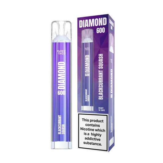 Vapes Bars Diamond 600 Blackcurrant Lemonade Disposable Vape