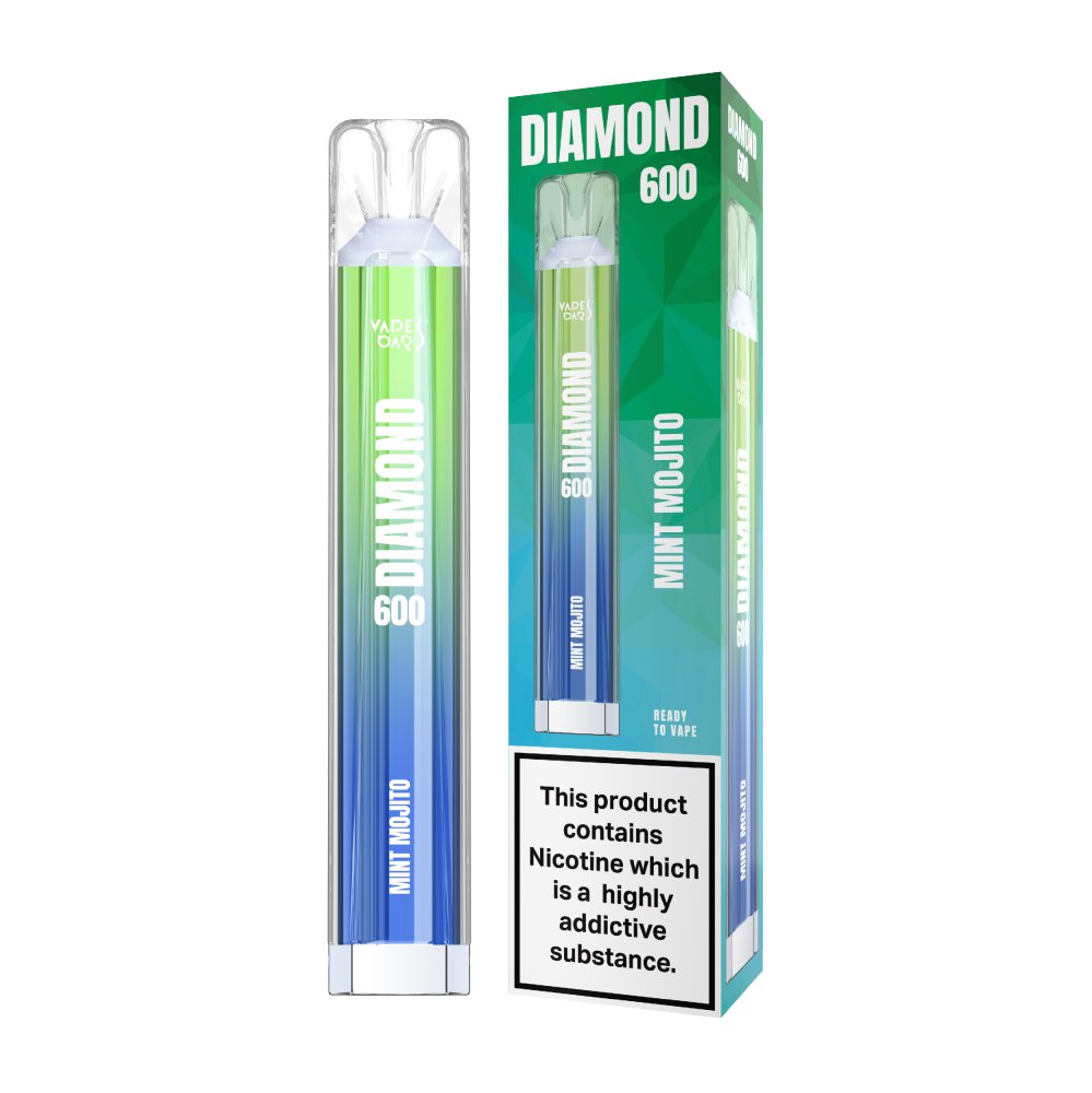 Vapes Bars Diamond 600 Mint Mojito Disposable Vape
