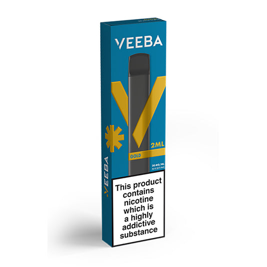 Veeba Gold disposable vape front box