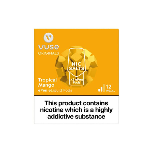Vuse ePen Caps vPro Tropical Mango Pods (2 Pack)