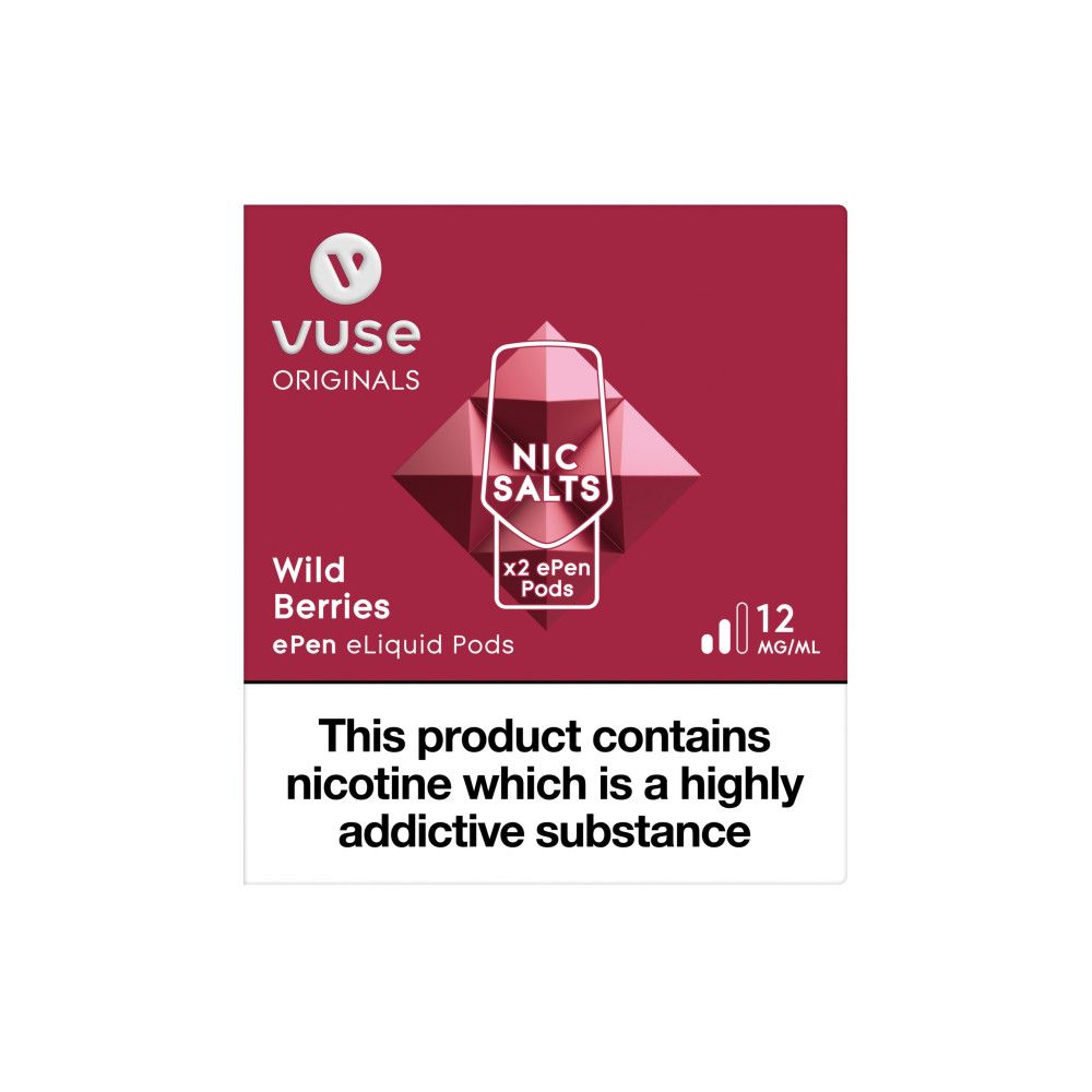 Vuse ePen Caps vPro Wild Berries Pods (2 Pack)