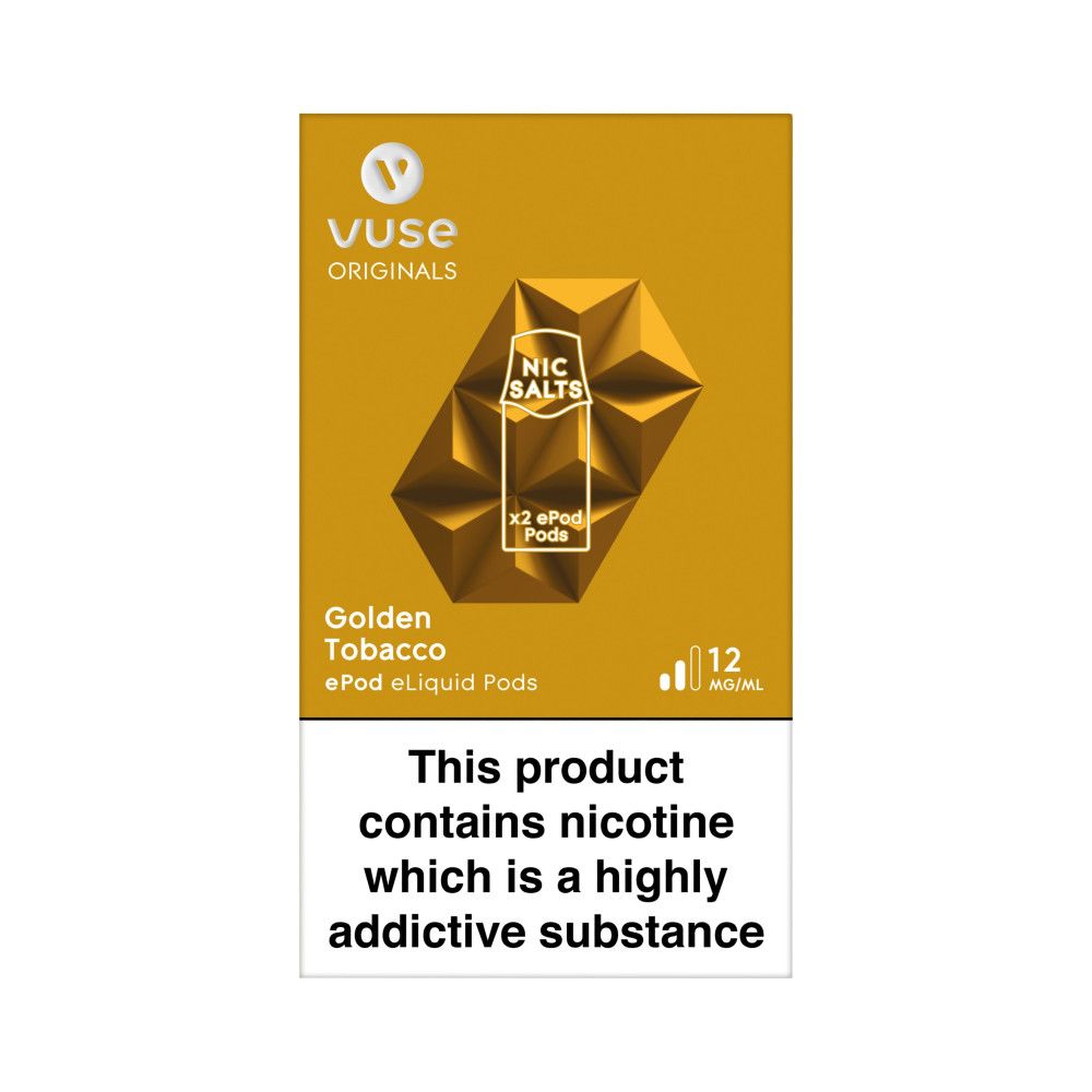 Vuse ePod 2 Cartridges vPro Golden Tobacco (2 Pack)