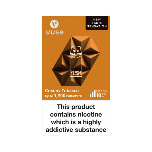 Vuse ePod Taste Sensation Creamy Tobacco Pods (2 Pack)
